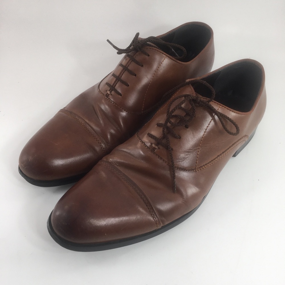 Kenneth Cole Brown Oxfords Join the Club Mens 10.5